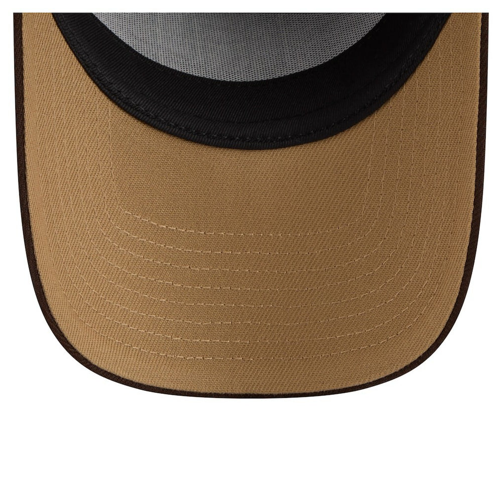 New York Giants New Era Burnt Wood A-Frame 9FORTY Adjustable Hat Dark Brown