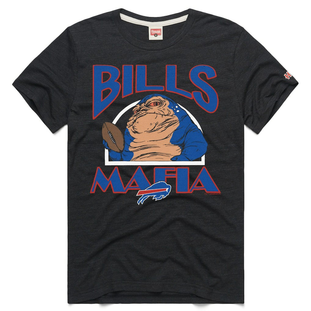 Buffalo Bills Homage Unisex Star Wars x NFL Tri-Blend T-Shirt Charcoal