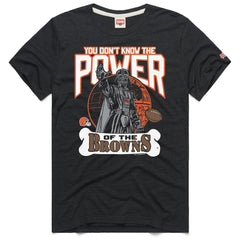 Cleveland Browns Homage Unisex Star Wars x NFL Tri-Blend T-Shirt Charcoal