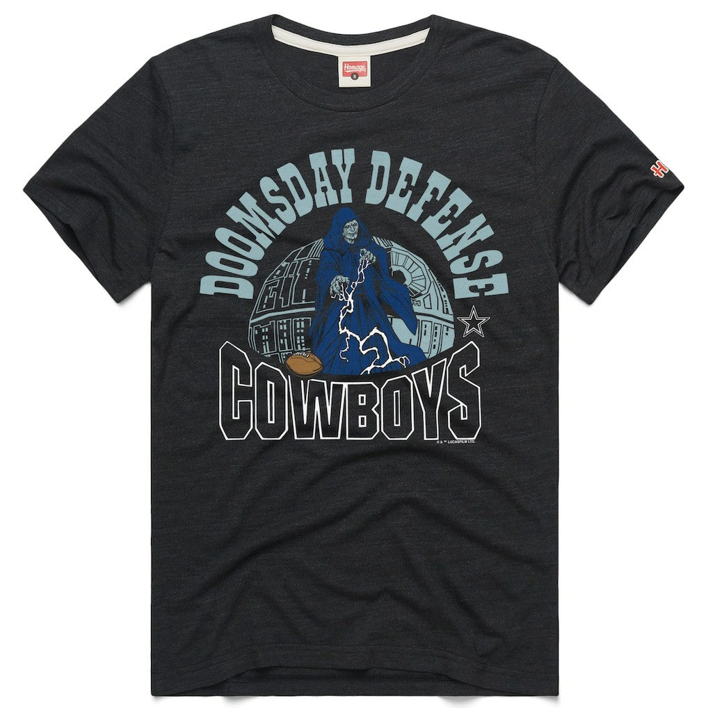 Dallas Cowboys Homage Unisex Star Wars x NFL Tri-Blend T-Shirt Charcoal