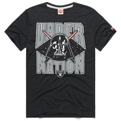 Las Vegas Raiders Homage Unisex Star Wars x NFL Tri-Blend T-Shirt Charcoal