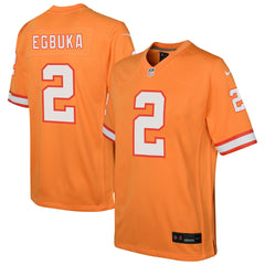 Emeka Egbuka Tampa Bay Buccaneers Youth Team Game Jersey Orange