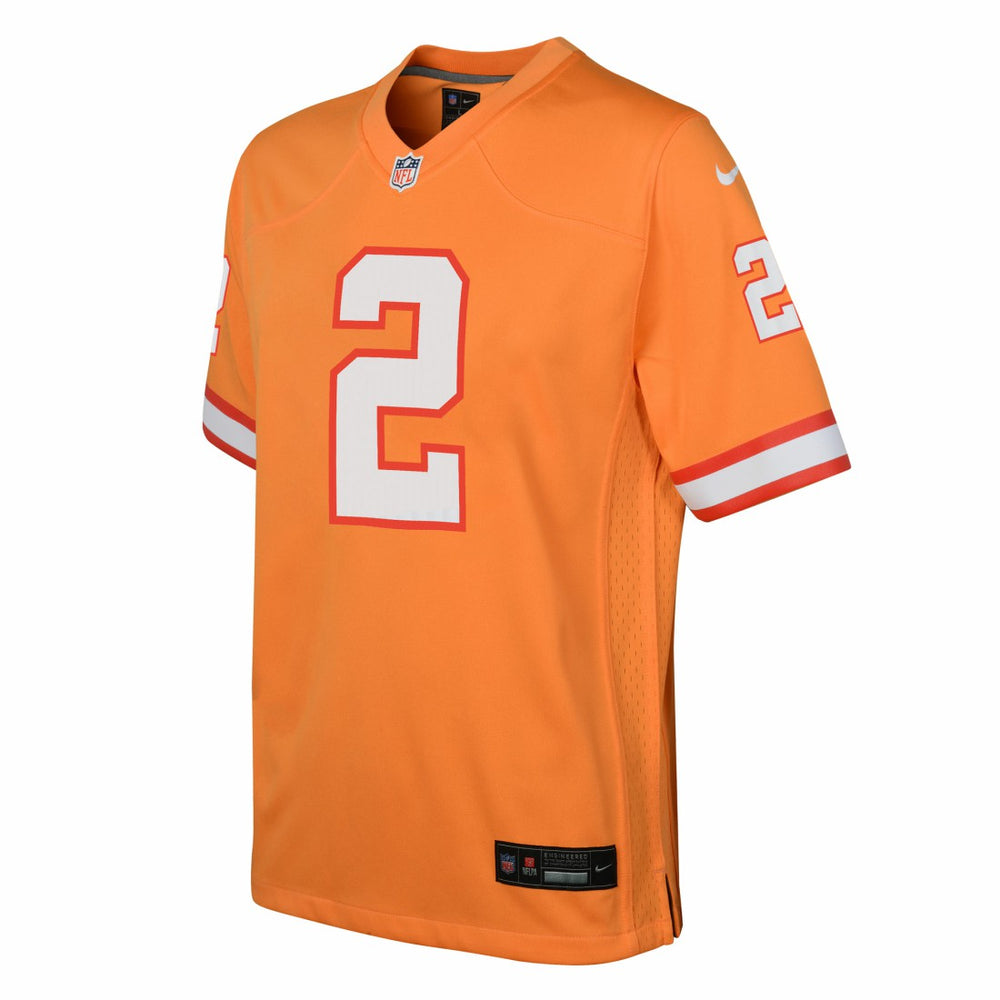 Emeka Egbuka Tampa Bay Buccaneers Youth Team Game Jersey Orange