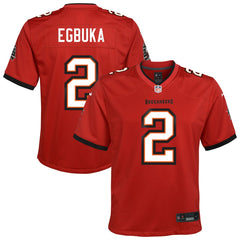 Emeka Egbuka Tampa Bay Buccaneers Youth Team Game Jersey Red