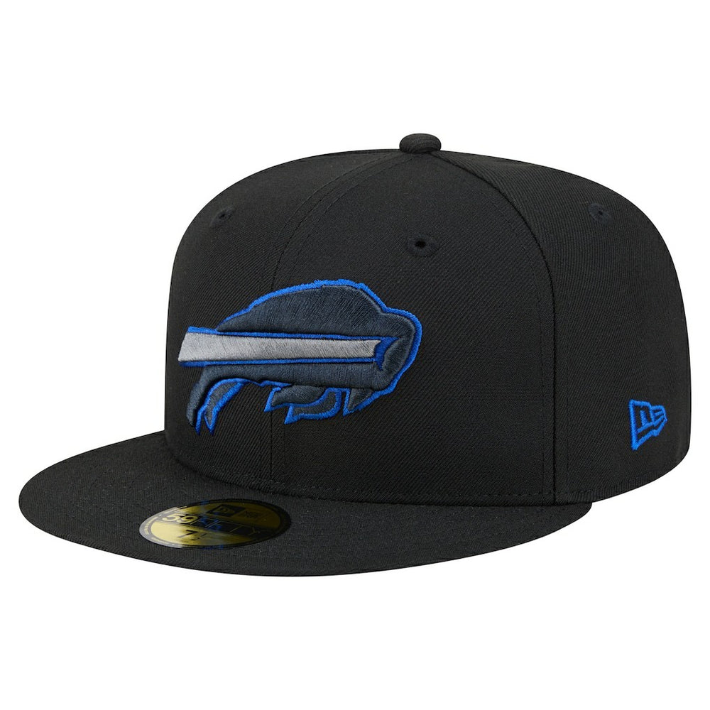 Buffalo Bills New Era Color Pop 59FIFTY Fitted Hat Black