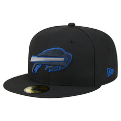 Buffalo Bills New Era Color Pop 59FIFTY Fitted Hat Black