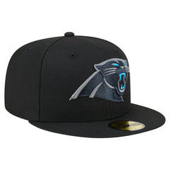 Carolina Panthers New Era Color Pop 59FIFTY Fitted Hat Black