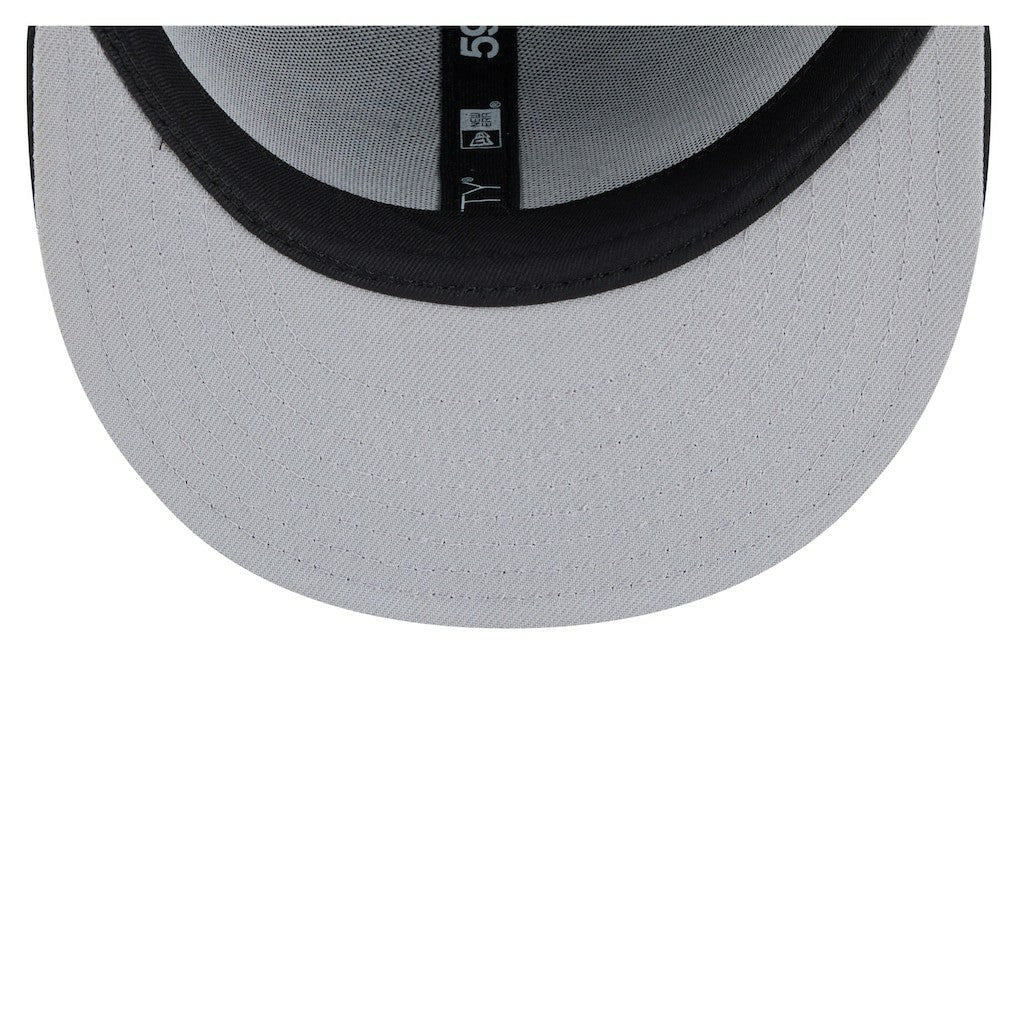 Carolina Panthers New Era Color Pop 59FIFTY Fitted Hat Black