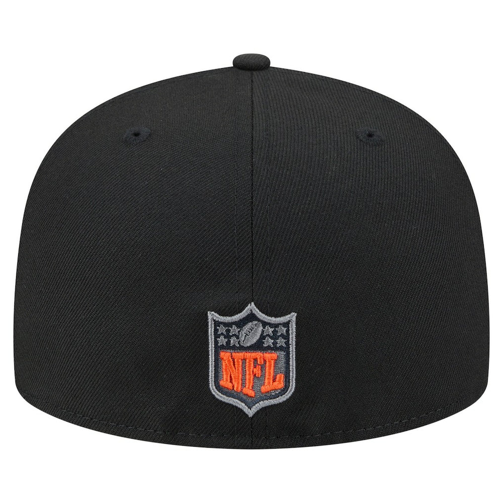Chicago Bears New Era Color Pop 59FIFTY Fitted Hat Black