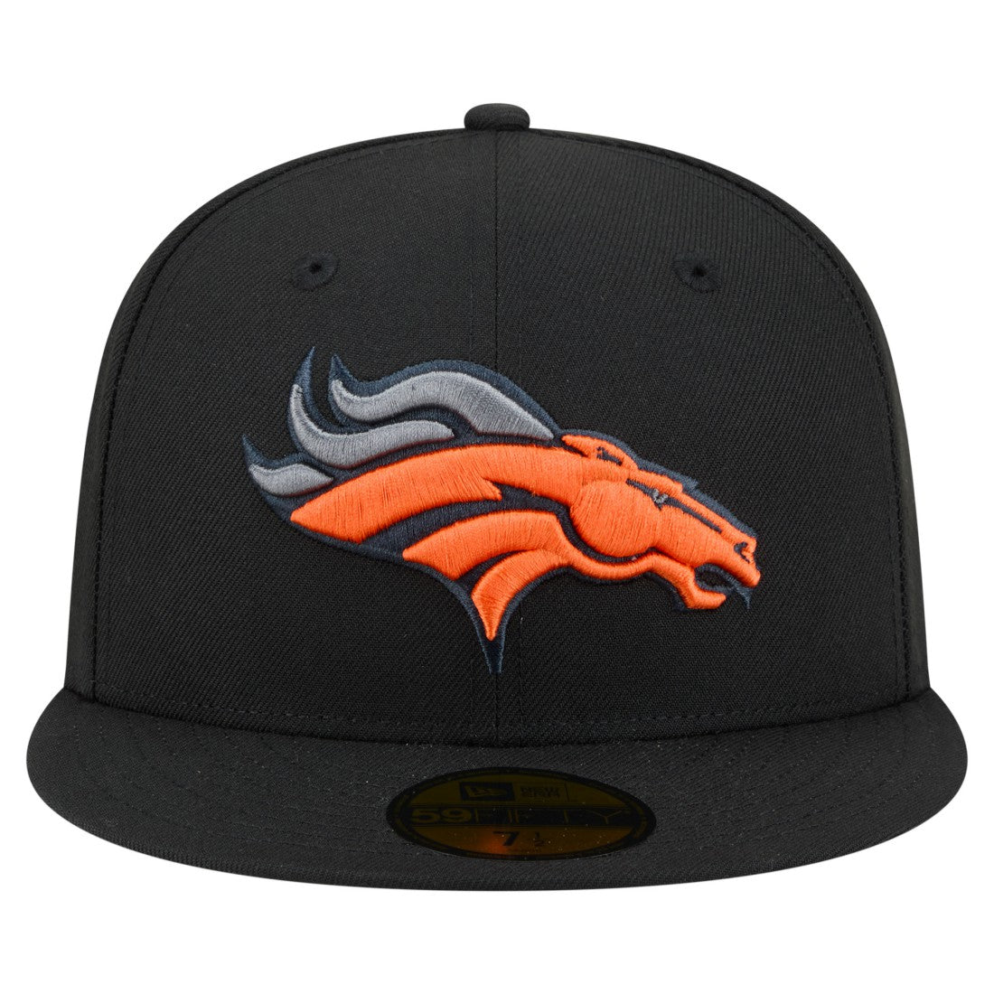Denver Broncos New Era Color Pop 59FIFTY Fitted Hat Black