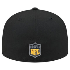 Green Bay Packers New Era Color Pop 59FIFTY Fitted Hat Black