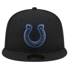 Indianapolis Colts New Era Color Pop 59FIFTY Fitted Hat Black
