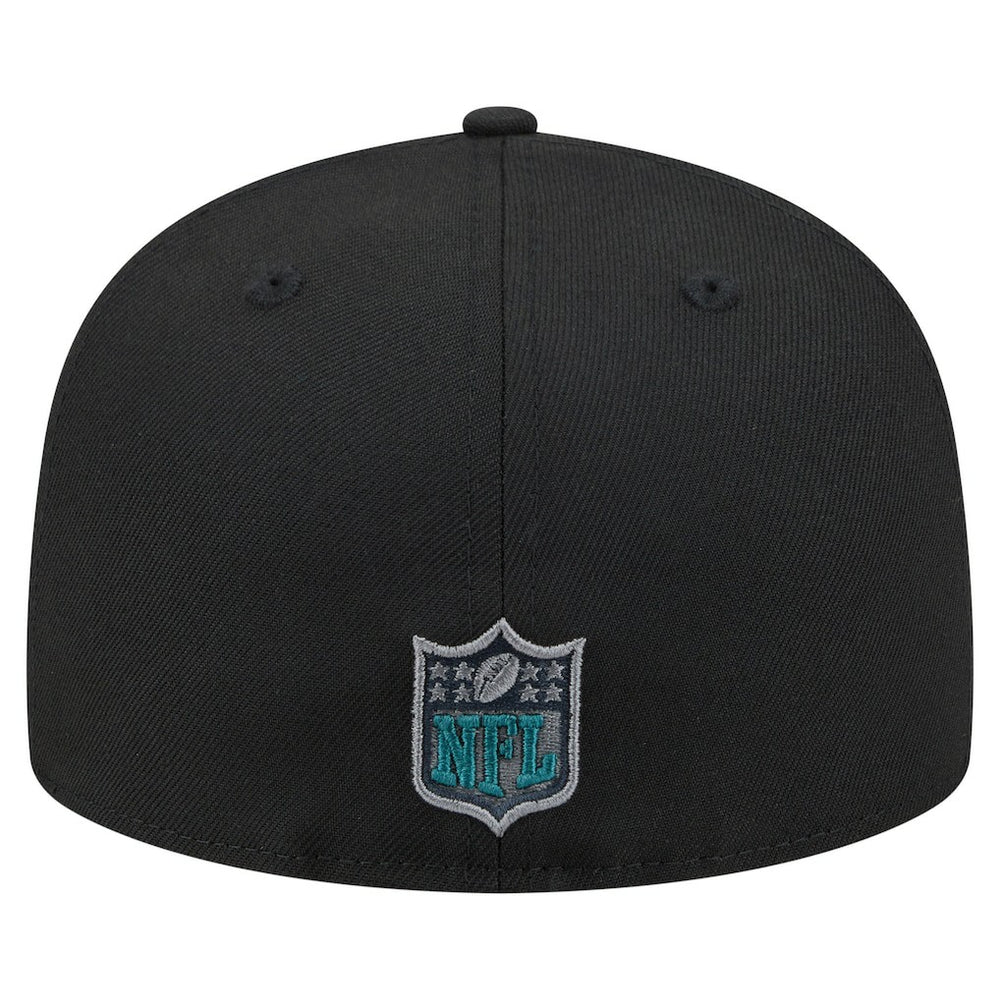 Philadelphia Eagles New Era Color Pop 59FIFTY Fitted Hat Black