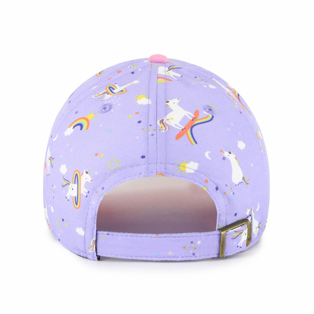 Kansas City Royals '47 Girls Youth Unicorn Clean Up Adjustable Hat - Lavender Hats