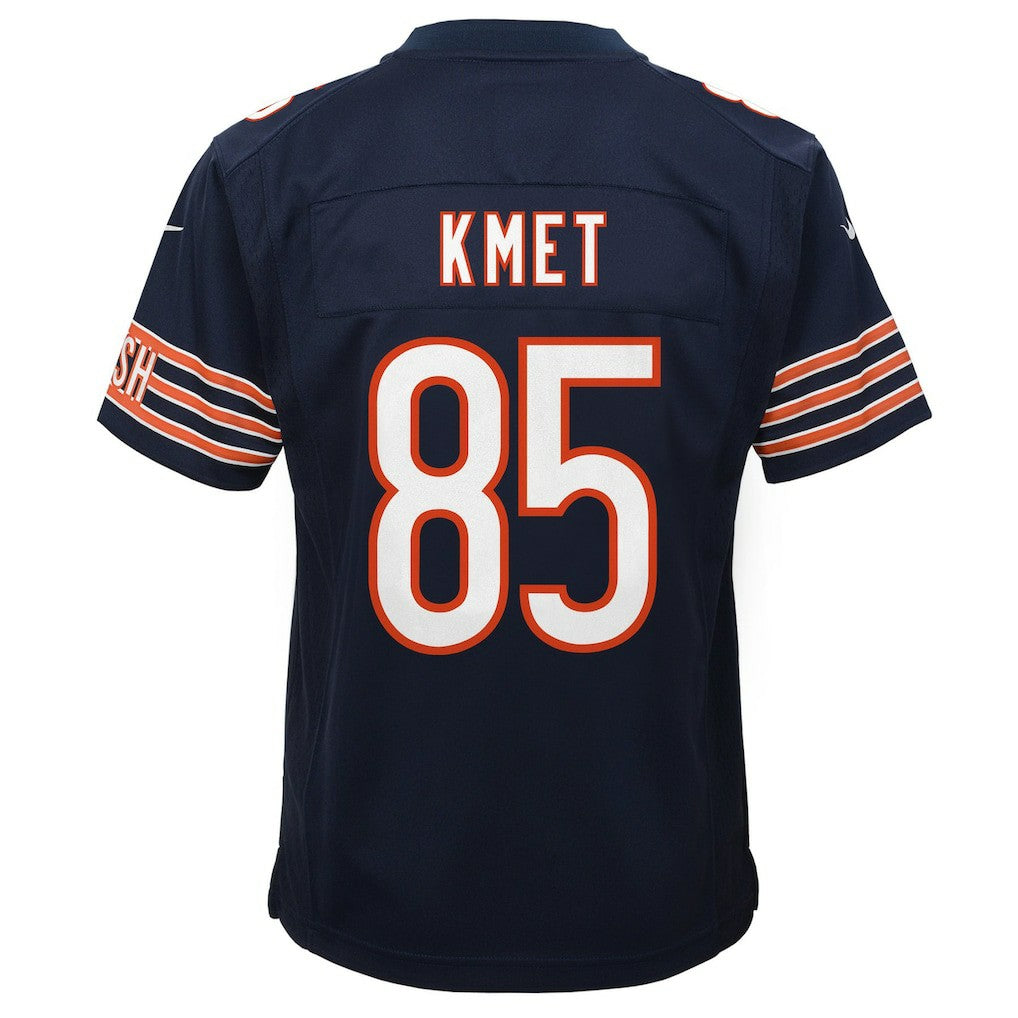 Cole Kmet Chicago Bears Youth Team Game Jersey Navy