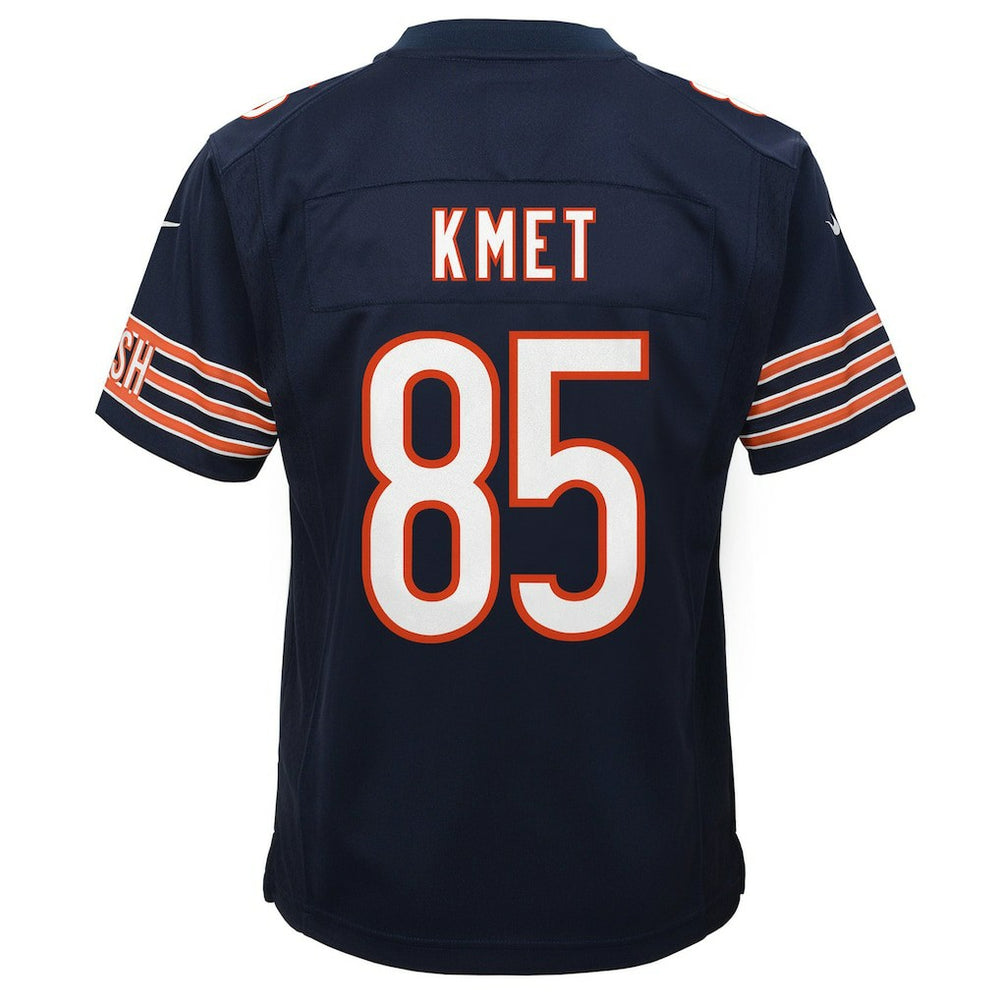 Cole Kmet Chicago Bears Youth Team Game Jersey Navy