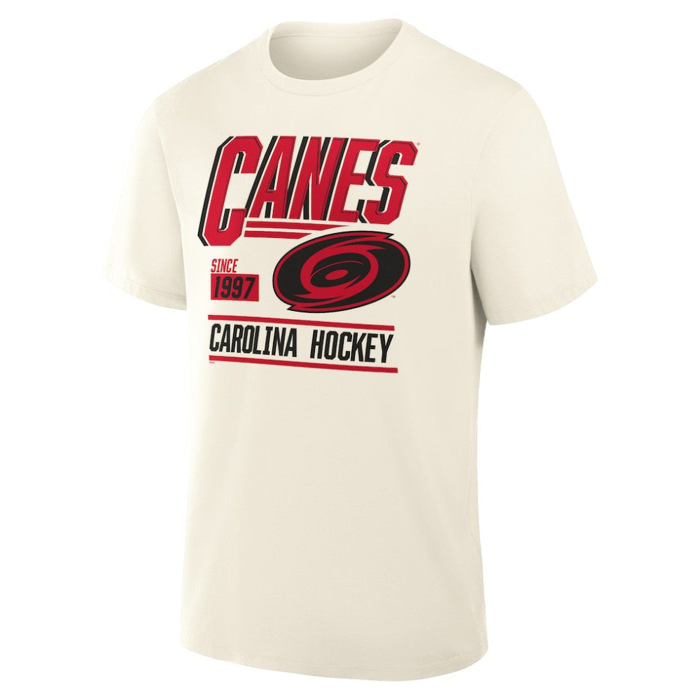 NHL Carolina Hurricanes Fanatics Male Legacy T-Shirt - Cream