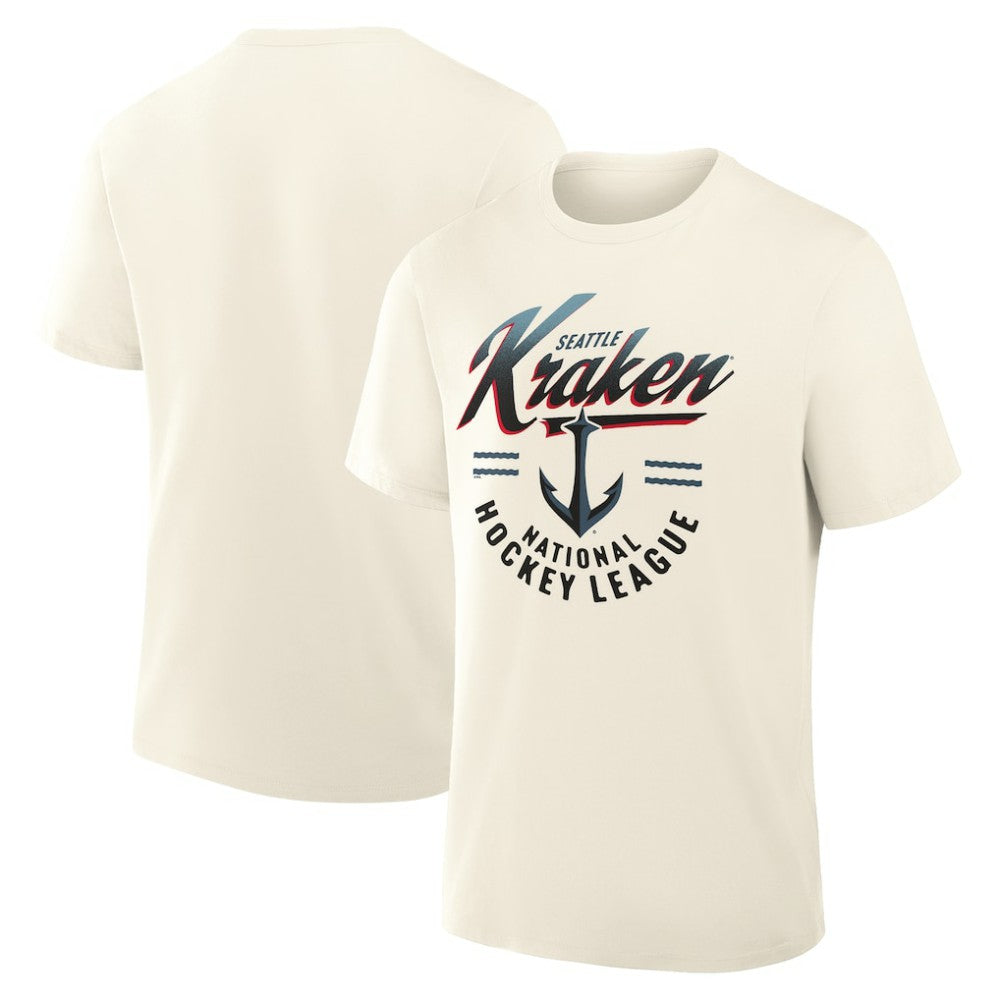 NHL Seattle Kraken Fanatics Male Legacy T-Shirt - Cream