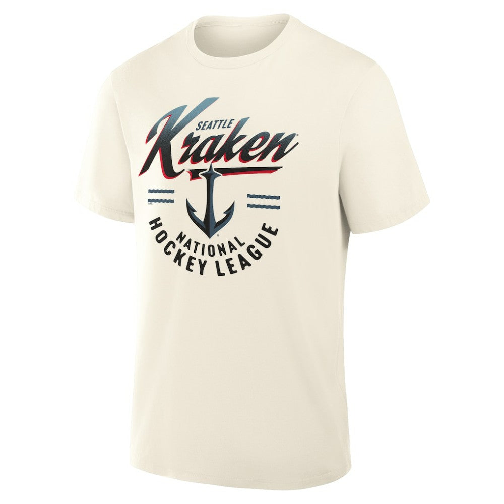 NHL Seattle Kraken Fanatics Male Legacy T-Shirt - Cream