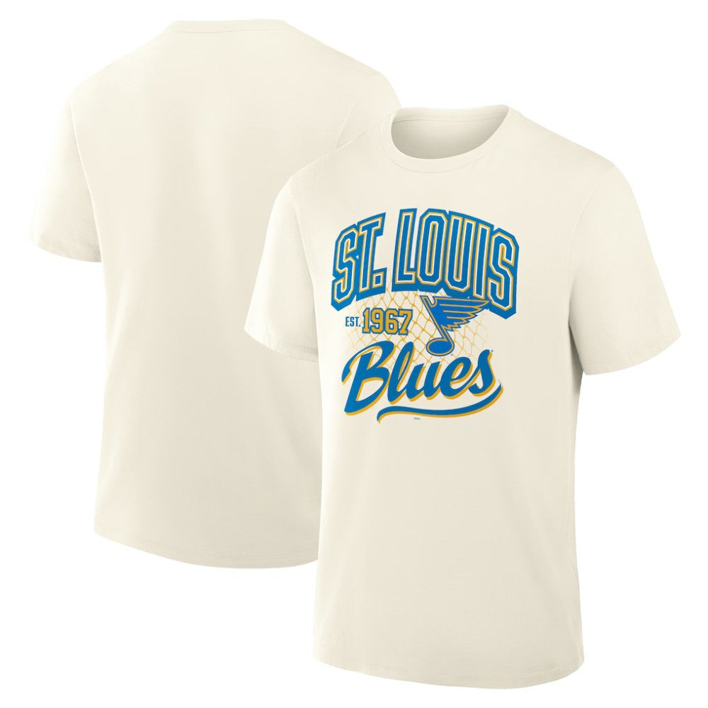 NHL St. Louis Blues Fanatics Male Legacy T-Shirt - Cream