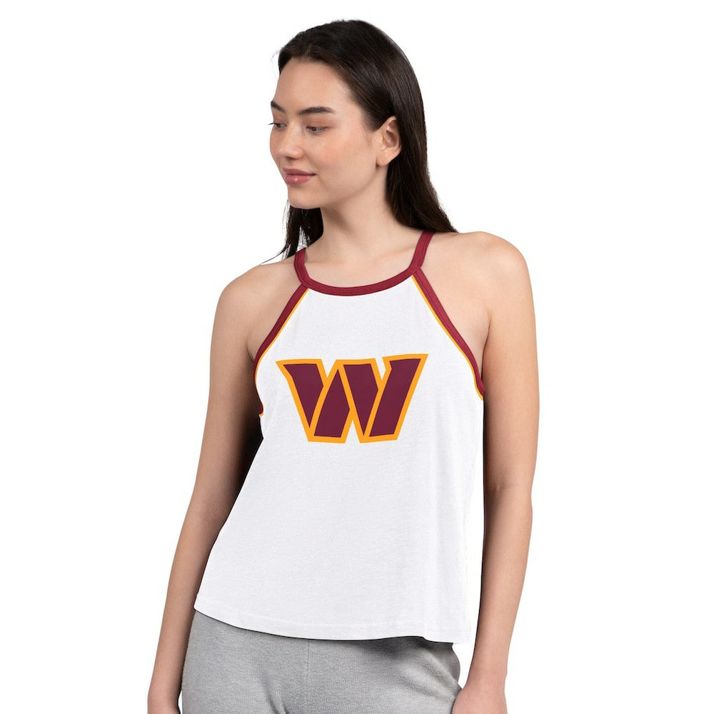 Washington Commanders G-III 4Her by Carl Banks Women's Redemption Win Slub Tank Top White