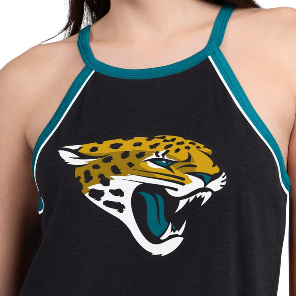 Jacksonville Jaguars G-III 4Her by Carl Banks Women's Redemption Win Slub Tank Top Black