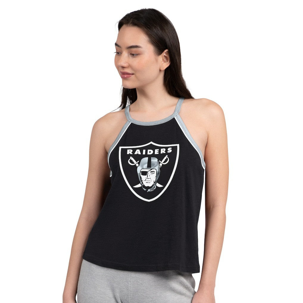 Las Vegas Raiders G-III 4Her by Carl Banks Women's Redemption Win Slub Tank Top Black