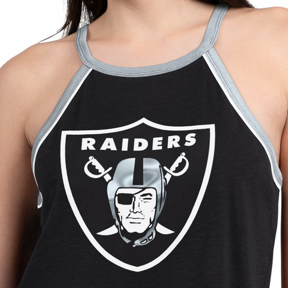 Las Vegas Raiders G-III 4Her by Carl Banks Women's Redemption Win Slub Tank Top Black