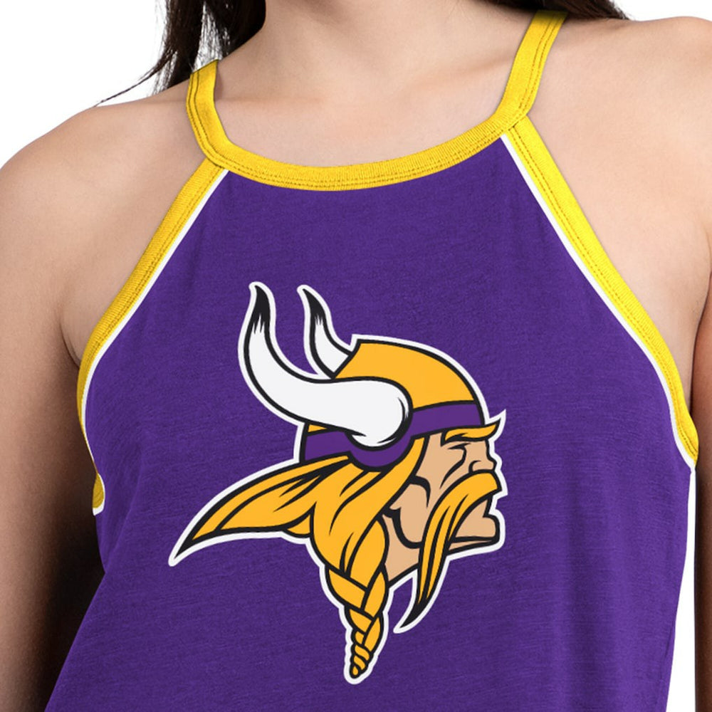 Minnesota Vikings G-III 4Her by Carl Banks Women's Redemption Win Slub Tank Top Purple