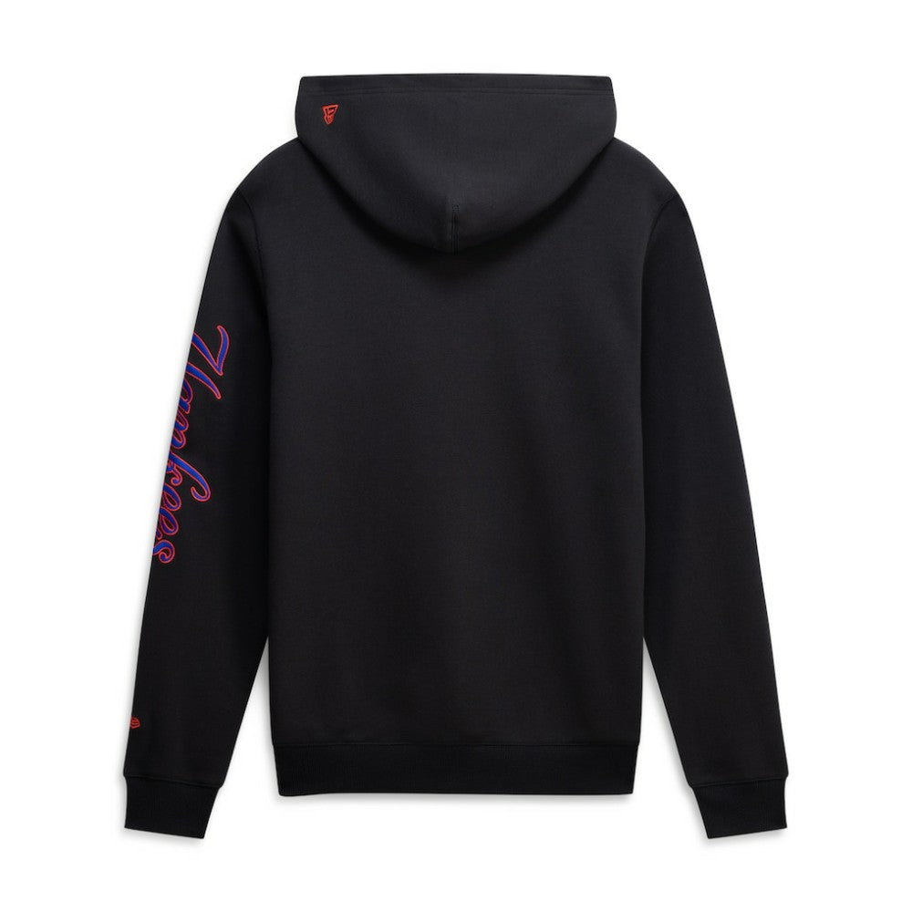 New York Yankees New Era Dominican Republic Country Flag Hoodie - Black Hoodies