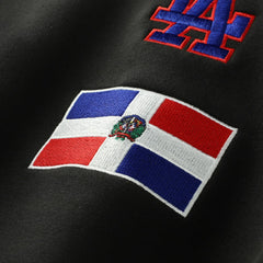 Los Angeles Dodgers New Era Dominican Republic Country Flag Hoodie - Black Hoodies
