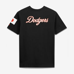 Los Angeles Dodgers New Era Japan Country Flag T-Shirt - Black T-shirts