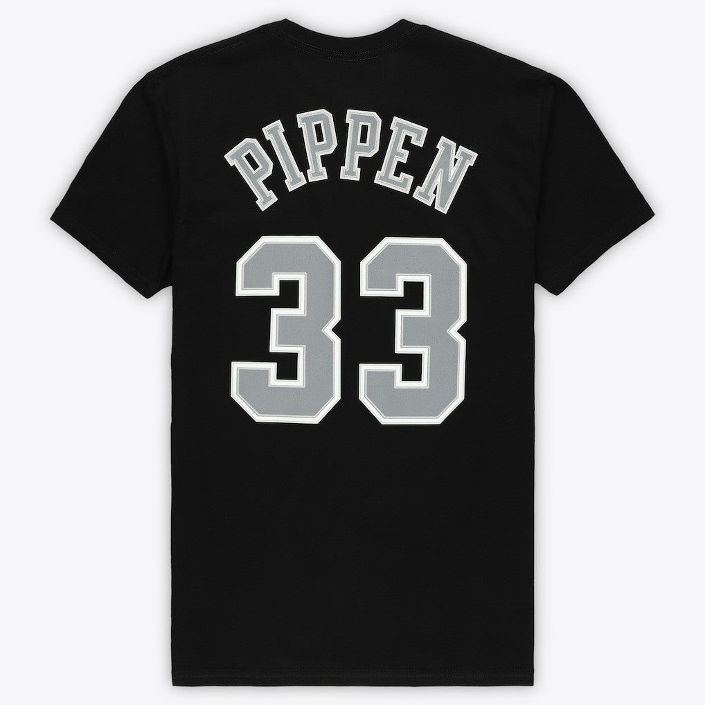 Scottie Pippen Chicago Bulls Unisex Hardwood Classics Reload 3.0 T-Shirt Black