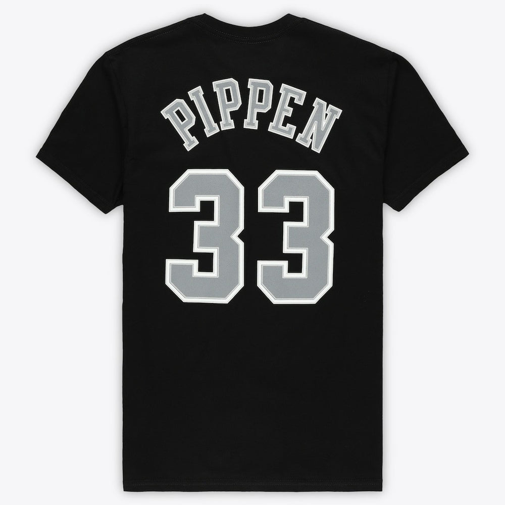 Scottie Pippen Chicago Bulls Unisex Hardwood Classics Reload 3.0 T-Shirt Black