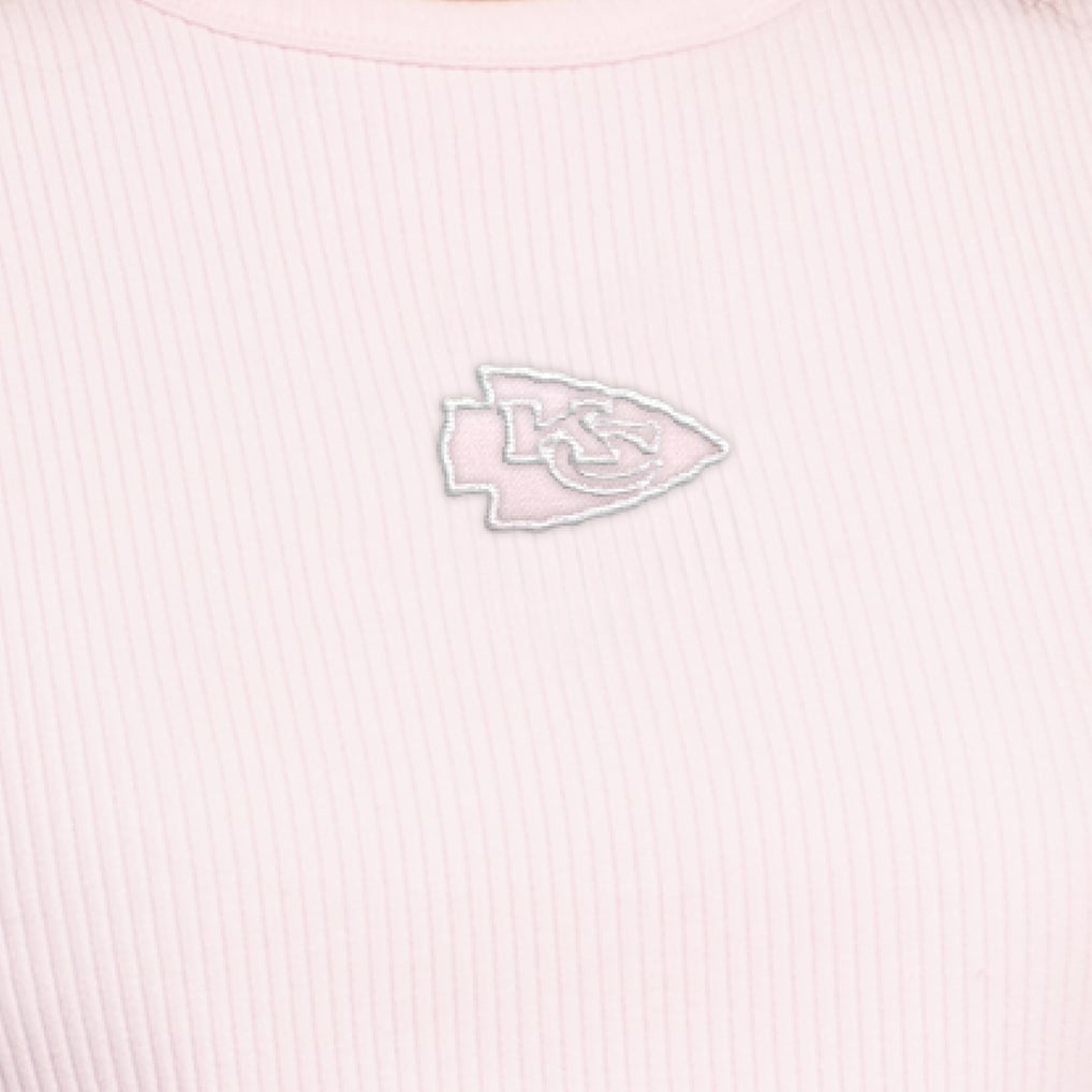 Kansas City Chiefs Starter Women's Travel Pastels Cropped Tank Pastel Pink