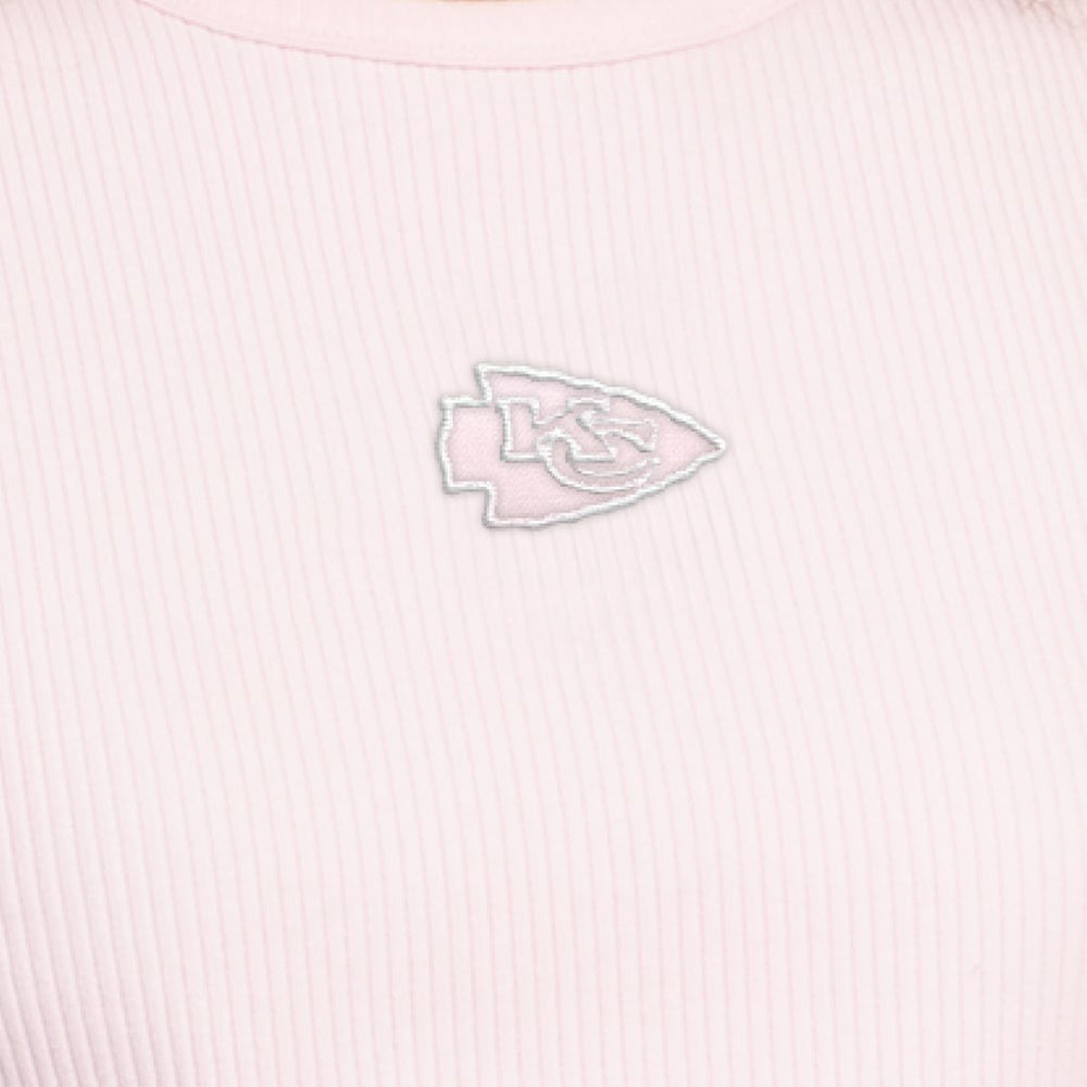 Kansas City Chiefs Starter Women's Travel Pastels Cropped Tank Pastel Pink