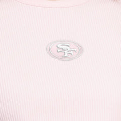 San Francisco 49ers Starter Women's Travel Pastels Cropped Tank Pastel Pink