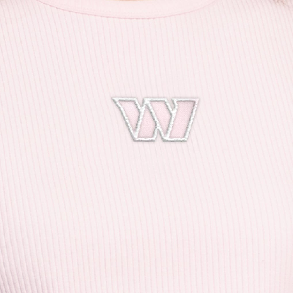 Washington Commanders Starter Women's Travel Pastels Cropped Tank Pastel Pink