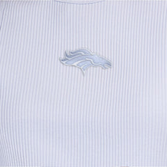 Denver Broncos Starter Women's Travel Pastels Cropped Tank Pastel Blue