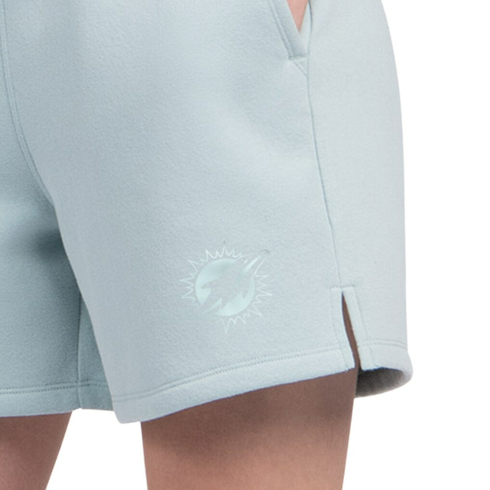 Miami Dolphins Starter Women's Travel Pastels Fleece Short Pastel Green