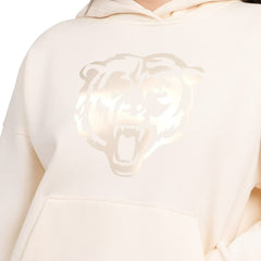 Chicago Bears Starter Women's Pastels Relaxed Travel Hoodie Cream