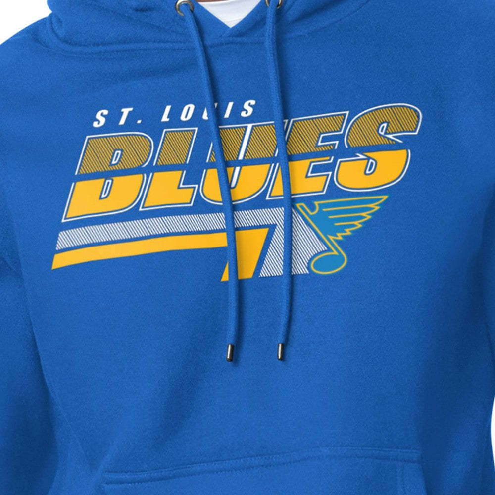 NHL St. Louis Blues Starter Logo Push Fleece Hoodie - Blue