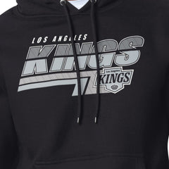 NHL Los Angeles Kings Starter Logo Push Fleece Hoodie - Black