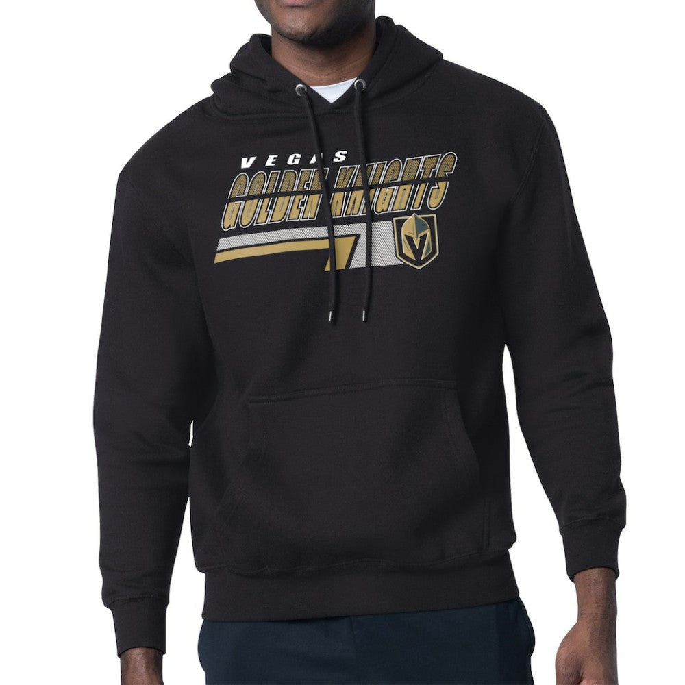 NHL Vegas Golden Knights Starter Logo Push Fleece Hoodie - Black