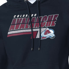 NHL Colorado Avalanche Starter Logo Push Fleece Hoodie - Navy
