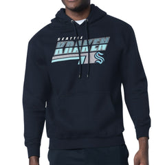 NHL Seattle Kraken Starter Logo Push Fleece Hoodie - Deep Sea Blue
