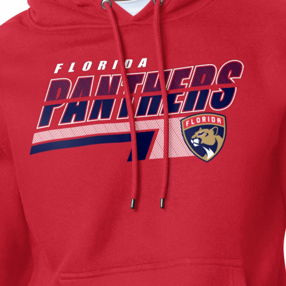NHL Florida Panthers Starter Logo Push Fleece Hoodie - Red