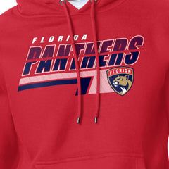NHL Florida Panthers Starter Logo Push Fleece Hoodie - Red