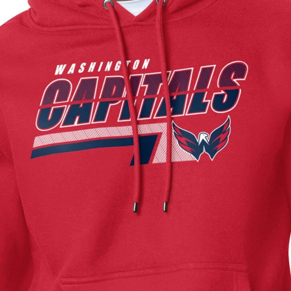 NHL Washington Capitals Starter Logo Push Fleece Hoodie - Red