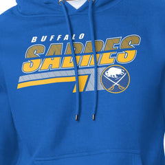 NHL Buffalo Sabres Starter Logo Push Fleece Hoodie - Royal